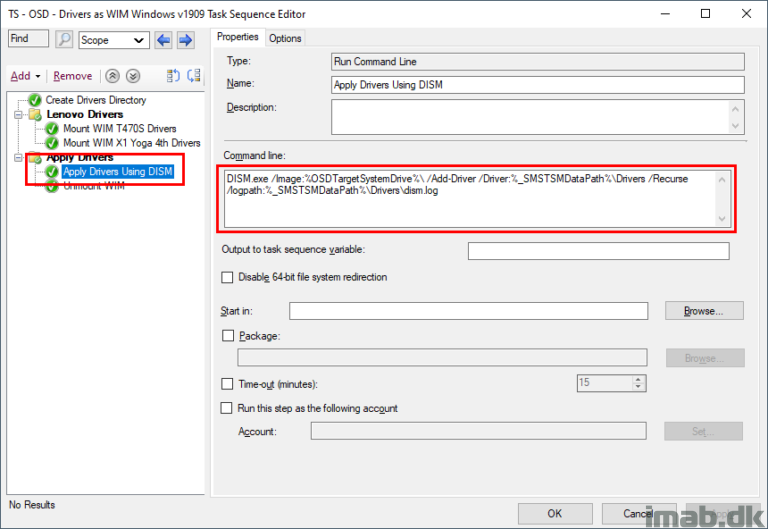 Apply drivers compressed with WIM during OSD with Configuration Manager ...