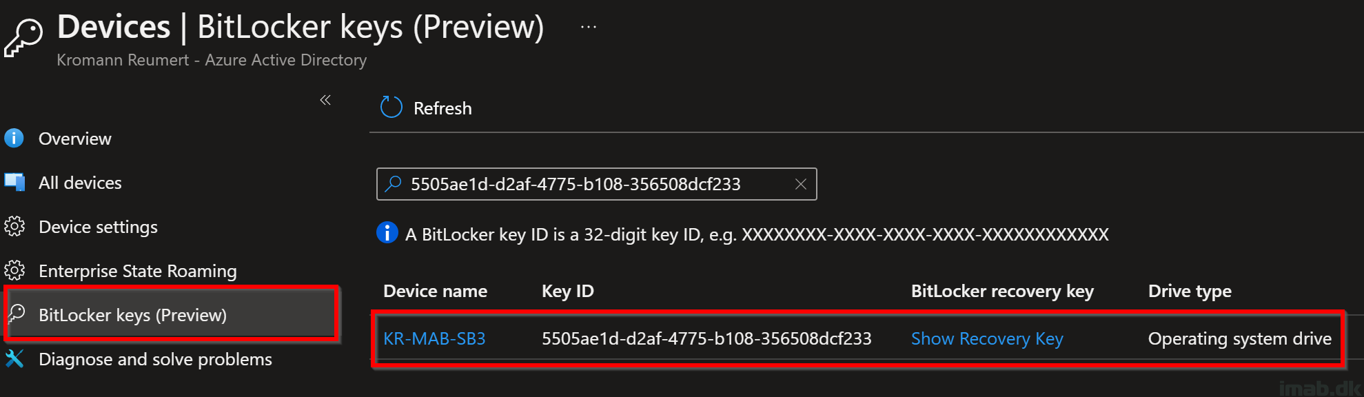 Escrow BitLocker recovery keys to Azure AD during Feature Update to ...